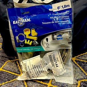 Dishwasher Installation Kit NEW for Eastman 48337N w/angled electrical cord 6’